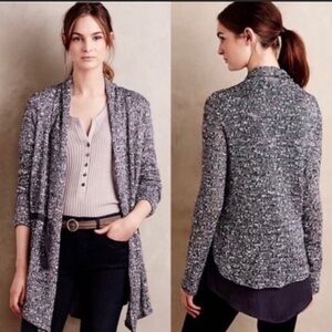 ANTHRO DOLAN L left coast collection tie front flowy tunic cardigan